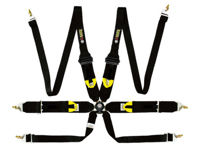 Monza Racing Harness 6 Point for Hans Device Fia / Cams Approved 2in & 3in