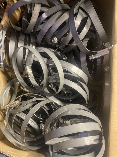 Norma 80-100mm ID x 12mm Fermatubo Acciaio Inox Jubilee Worm Drive W1 (x50) - Foto 5 di 5