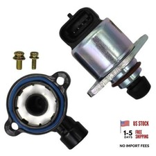 Throttle Position Sensor and Idle Air Control Valve 17113625 Compatible with