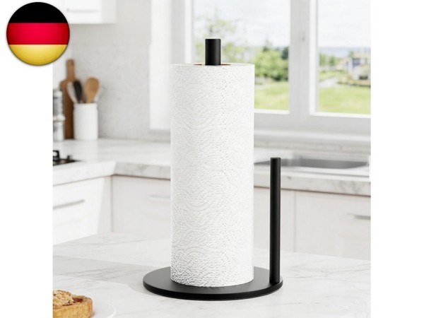 Schwarz KüChenrollenhalter Arbeitsplatte Papierrollenhalter Stehend-image