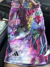 Adidas Melbourne Ergo Tennis Graphic Shorts multicolor laser-cut perforations L