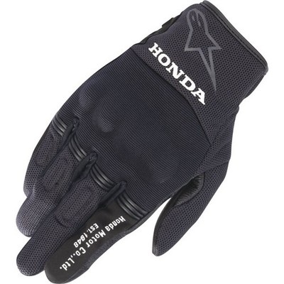 Alpinestars Copper Honda Textile Motorcycle Gloves | Black