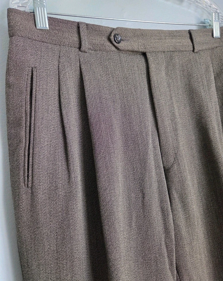 Traje de pantalón Hugo Boss vintage de 2 piezas para hombre 30L gris 100 % lana pantalones y blazer EE. UU. Foto 3 de 4