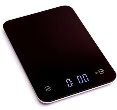 Ozeri Touch Professional Digital Kitchen Scale (12 lbs Edition), Tempered Gla...