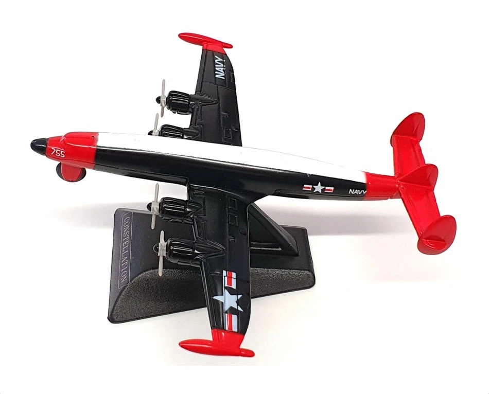 Motormax Sky Wings 1/100 Scale 77013 - Constellation Aircraft - Black/White/Red - Image 4 of 4