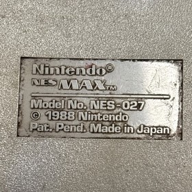 Official Nintendo NES Max Turbo Controller Authentic NES-027