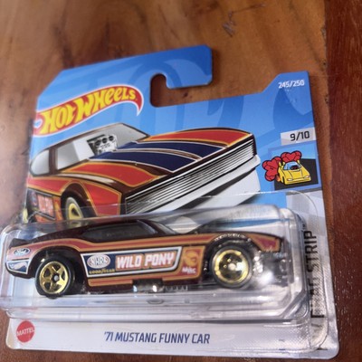 Hotwheels   Treasure Hunt 71  Mustang Funny Car HW Drag Strip 2022