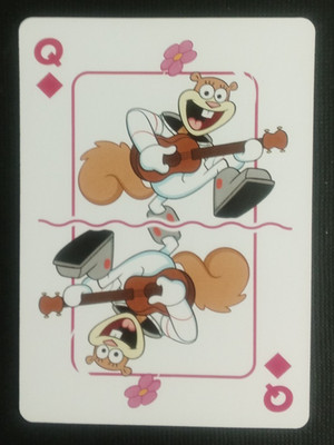 2021 SpongeBob SquarePants Playing Card Sandy Queen Diamonds