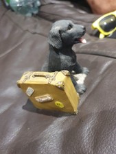 Leonardo Collection Dog Studio Black Labrador Puppy Figurine