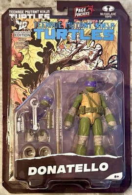 McFarlane Page Punchers TMNT DONATELLO 5 Action Figure + Comic Book NEW & Sealed