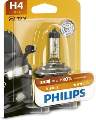 Philips 12342PRB1 Vision +30% Licht H4 Scheinwerferlampe Auto Birne Glühlampe