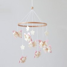 Butterfly Crib Mobile Butterfly Mobile for Crib Baby Mobile for Girls Nursery...