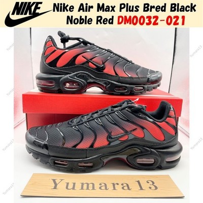 Nike Air Max Plus Bred Black Noble Red DM0032-021 Men's Size | eBay