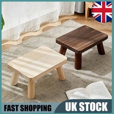 LivingRoom Wooden Step Stool Small Bench Footstool For Change Shoes Low Stool UK