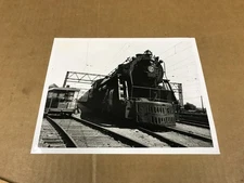Vintage Grand Trunk Western Steam Engine Photograph - 8" x 10"