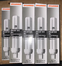 Sylvania Compact CF26DD 26 Watt Fluorescent Lamp 20722 Lot of 9 NOS
