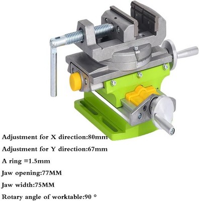 Precision 3'' Rotary Table Vise for Milling, Drilling & Boring Tasks