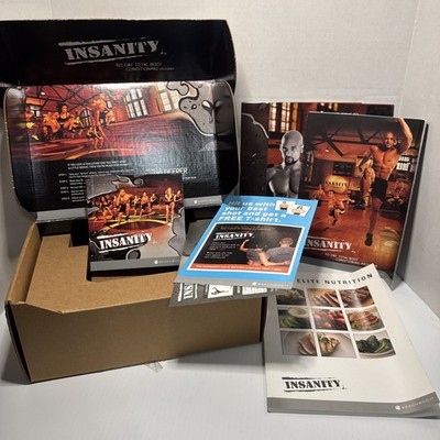 Insanity 60-Day Total Body Workout Program 10-Disc DVD Set by Shaun T. Beachbody