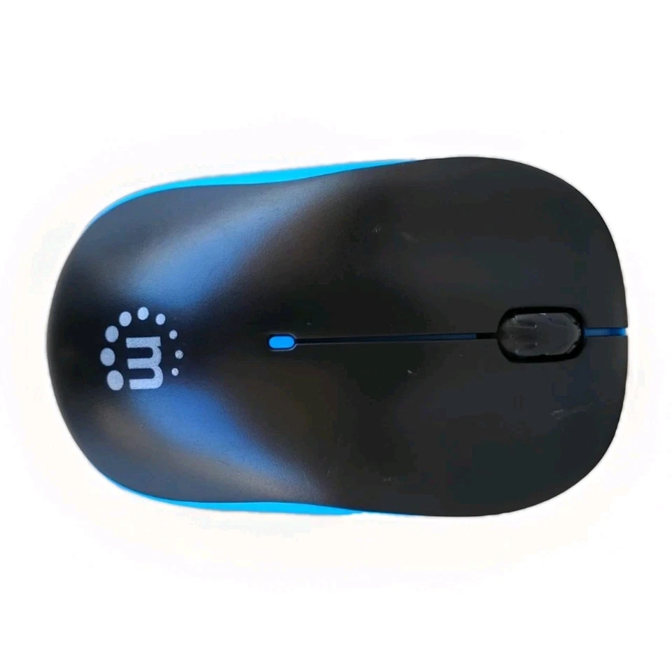 Manhattan Curve Wireless Optical Mouse (Blue Black) - Image 2 of 4