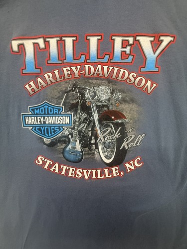 Harley-Davidson, Harley Davidson Made in USA XL Vintage Tilley Statesville NC T-Shirt