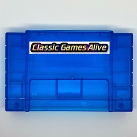 SNES Plastic Case Cart Shell Replacement Highest Quality - Super Nintendo GOLD