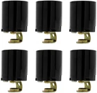 6 Pack - Keyless Lamp Sockets, Medium Base, E26 Edison Lamp Socket Replacement