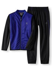 And1 athletic set track jacket and pants NEW boys' XS 4 5 royal blue black