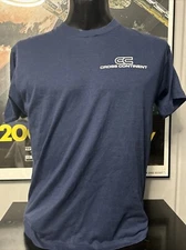 Vintage CC Cross Continent Private Jet T-Shirt Screen Stars Size XL