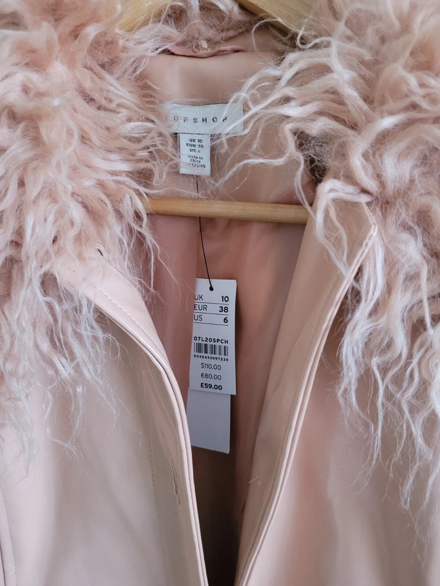 Topshop fur collar deals