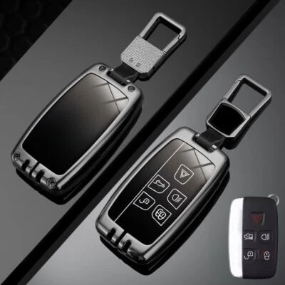 For Jaguar XF XE XJ XJL Zinc Alloy TPU Car Smart Remote Key Fob Cover Case Bag