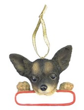Pet Breed Christmas Ornament  Chihuahua  Dark Or Lite