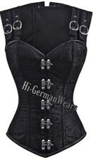 Heavy Duty Steel Boned Over Bust Waist Training Brocade Hourglass Corset Hi-96