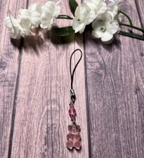 Pink Gummy Bear Cell Phone Charm