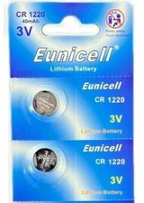 2 pcs CR1220 1220 To BR1220 LM1220 3V Lithium Battery USA Seller