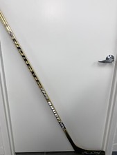 Vintage Bauer Supreme wooden hockey stick Signed By Steve Smith.