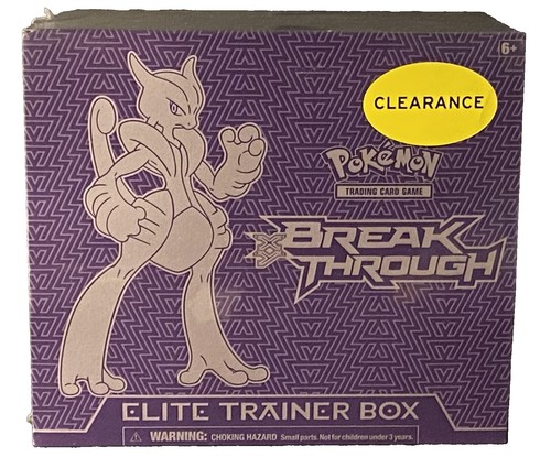 Pokemon TCG XY Breakthrough Elite Trainer Box Mega Mewtwo X ETB Sealed With  Tear | eBay