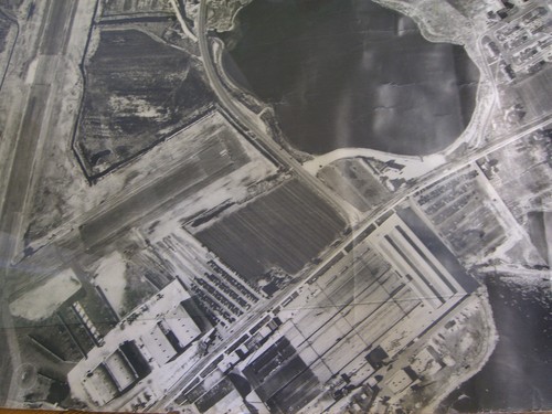 Cosair/Vought-Sikorsky Plant, Stratford, CT Aerial Map 41"X 54"- 1945 - Picture 8 of 12