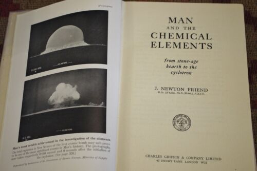 * Rare * Man and the Chemical Elements From Stone-Age Hearth to the Cyclotron - Imagen 3 de 4