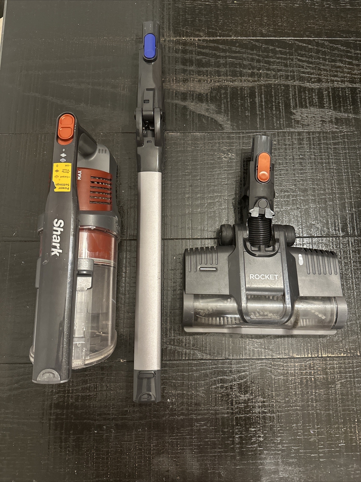 Shark IX140 S2 Cordless Pet Stick Vacuum Orange Grey No Charger