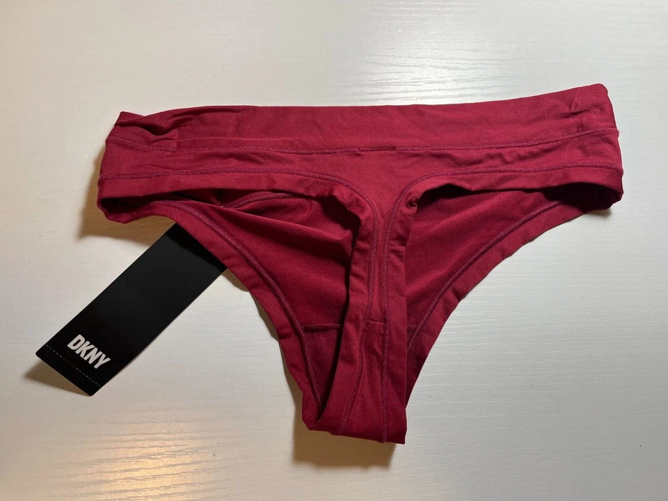 Tanga 2pk DKNY DK8961 Active Comfort para mujer talla S - rojo Foto 3 de 4