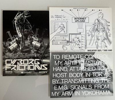 FLUXUS Stelios Arcadius STELARC 3x ARTIST SELF-PUBLISHED Performance POSTCARDS
