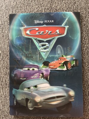 Disney Movie Club Cars 2 Lightning McQueen 3-D Lenticular Collector Card