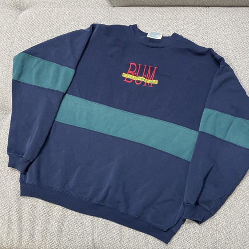 Hanes Pullover Crewneck Sweatshirt Navy 