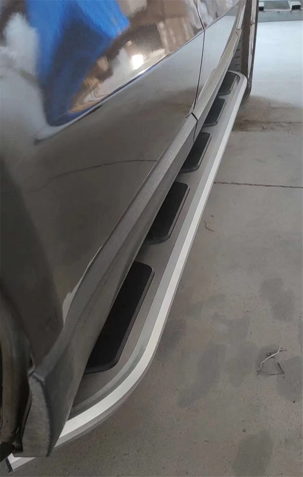 Estriberas aptas para Audi Q7 2006-2015 estribo lateral barras Nerf protector con soportes Foto 4 de 4