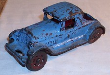 HUBLEY 1930s CHEVROLET COUPE CAR CAST IRON TOY