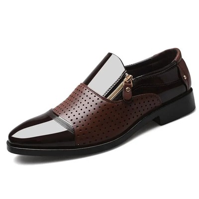 Black Formal Shoes Men Loafers Wedding Party Dress Men Casual Pu Leather Shoes