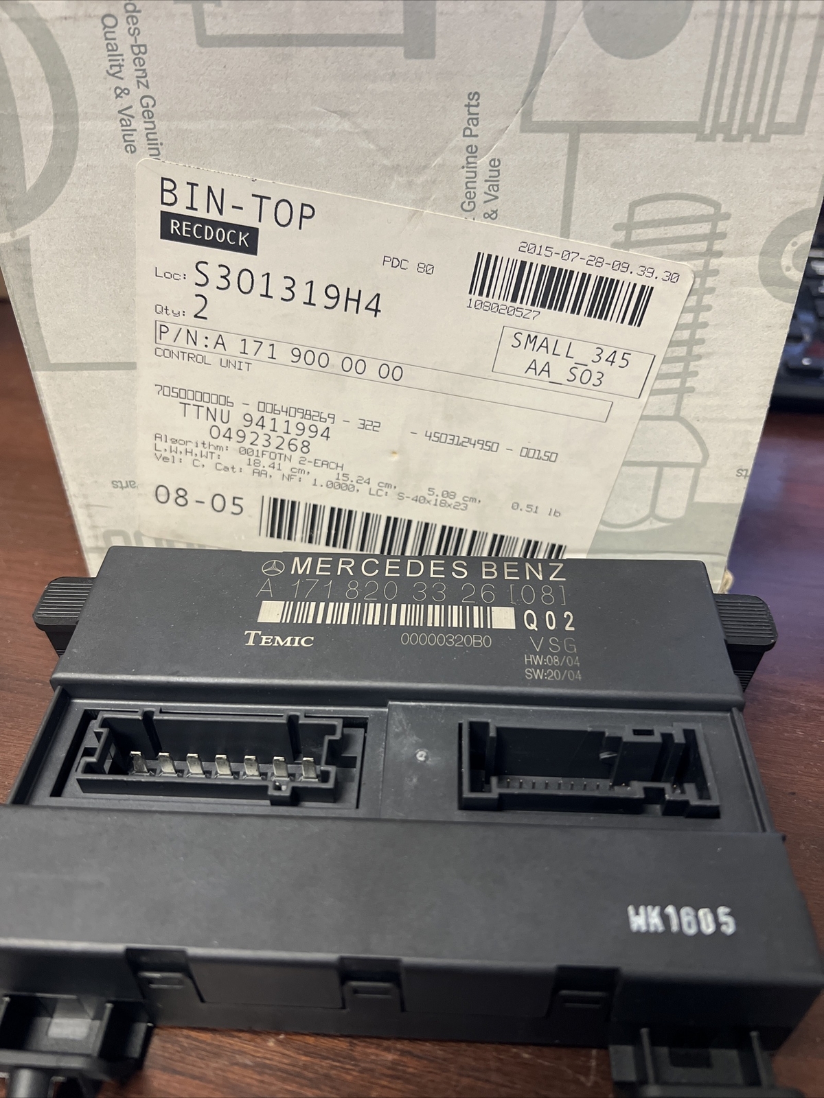 NEW 09-11 Mercedes R171 SLK300 SLK350 Roof Convertible Top Module ...