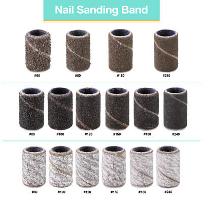 USA PANA 100 Pieces High Quality Nail Sanding Bands for Nail Drill Mandrel Bits