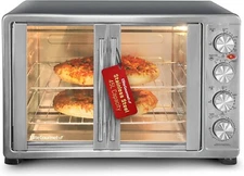 Elite Gourmet ETO4510B# French Door 47.5Qt, 18-Slice Convection Oven
