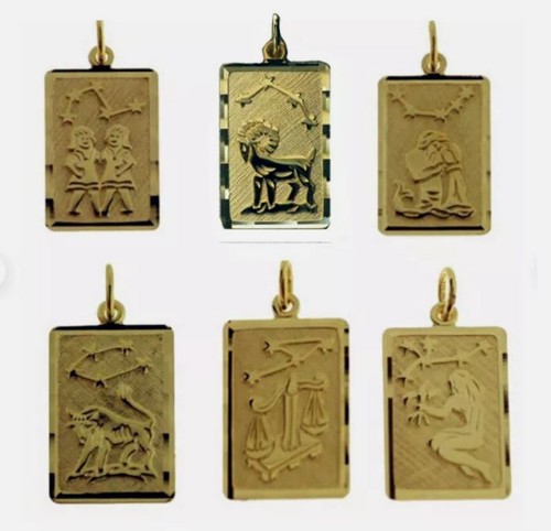 Sternzeichen Anhänger-Echt Gold 333(8 Karat)-Inkl.Gravur&vergoltede Silberkette  - Bild 10 von 16